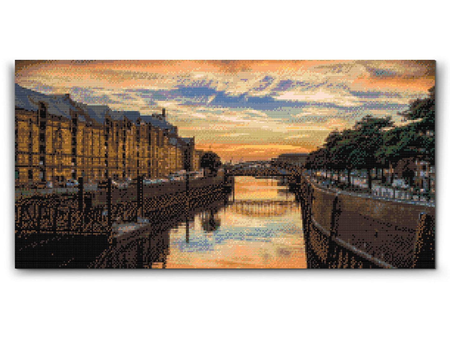 Diamond Paint - Speicherstadt, Hamborg – Tyskland