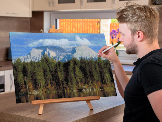 Diamond Paint - Udsigt i Berchtesgaden – Tyskland