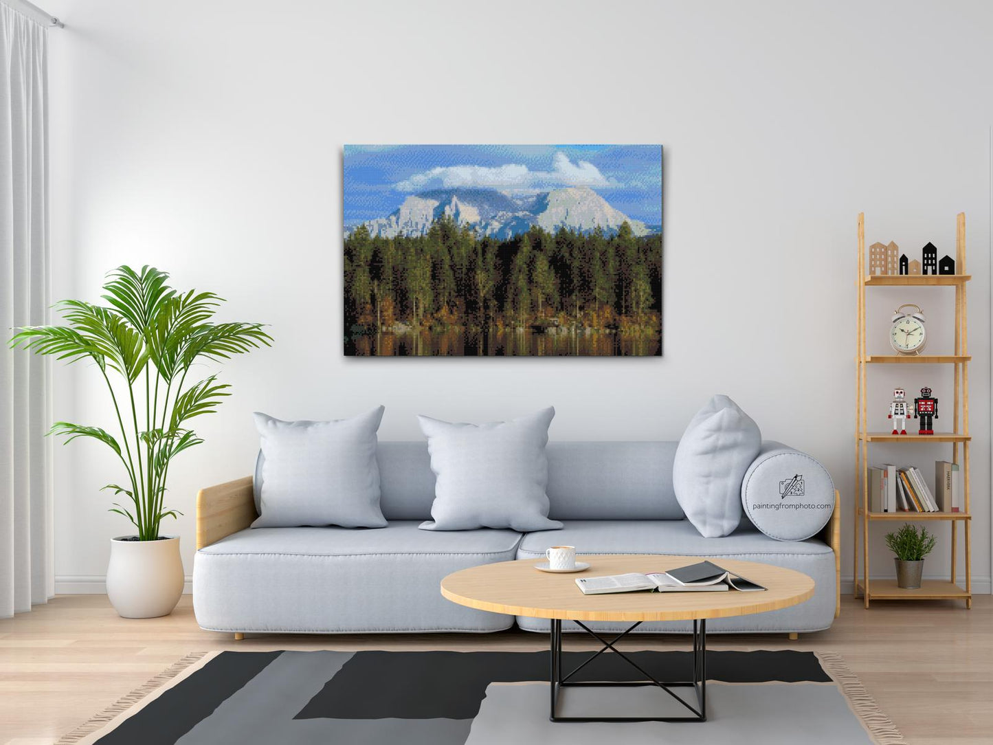 Diamond Paint - Udsigt i Berchtesgaden – Tyskland