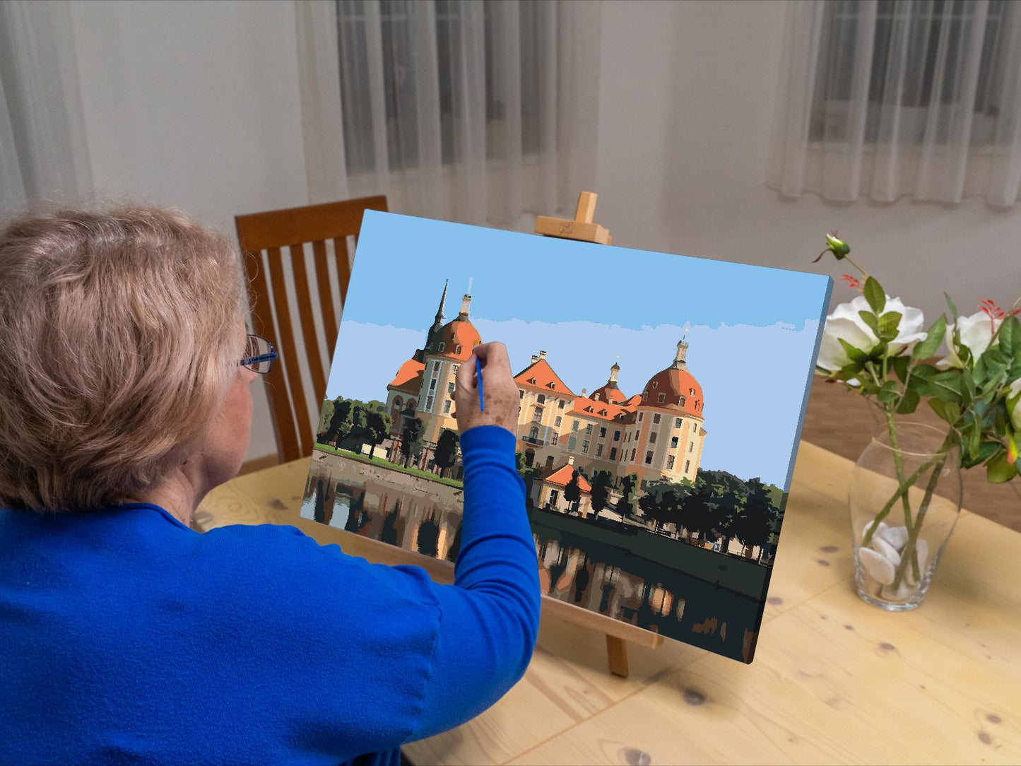 Paint by number - Moritzburg Slot – Tyskland