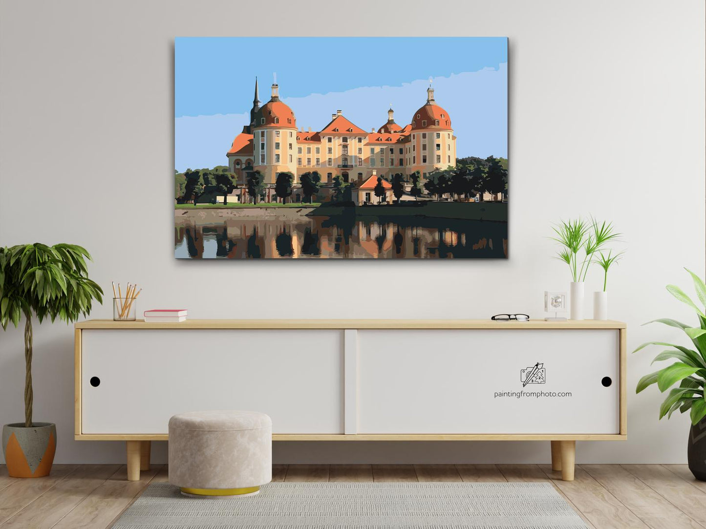 Paint by number - Moritzburg Slot – Tyskland