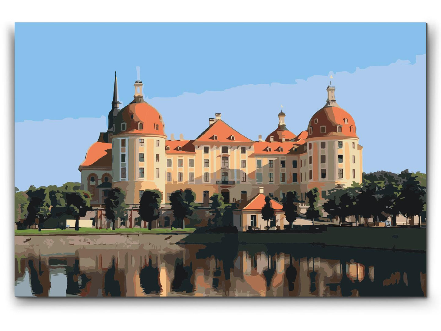 Paint by number - Moritzburg Slot – Tyskland