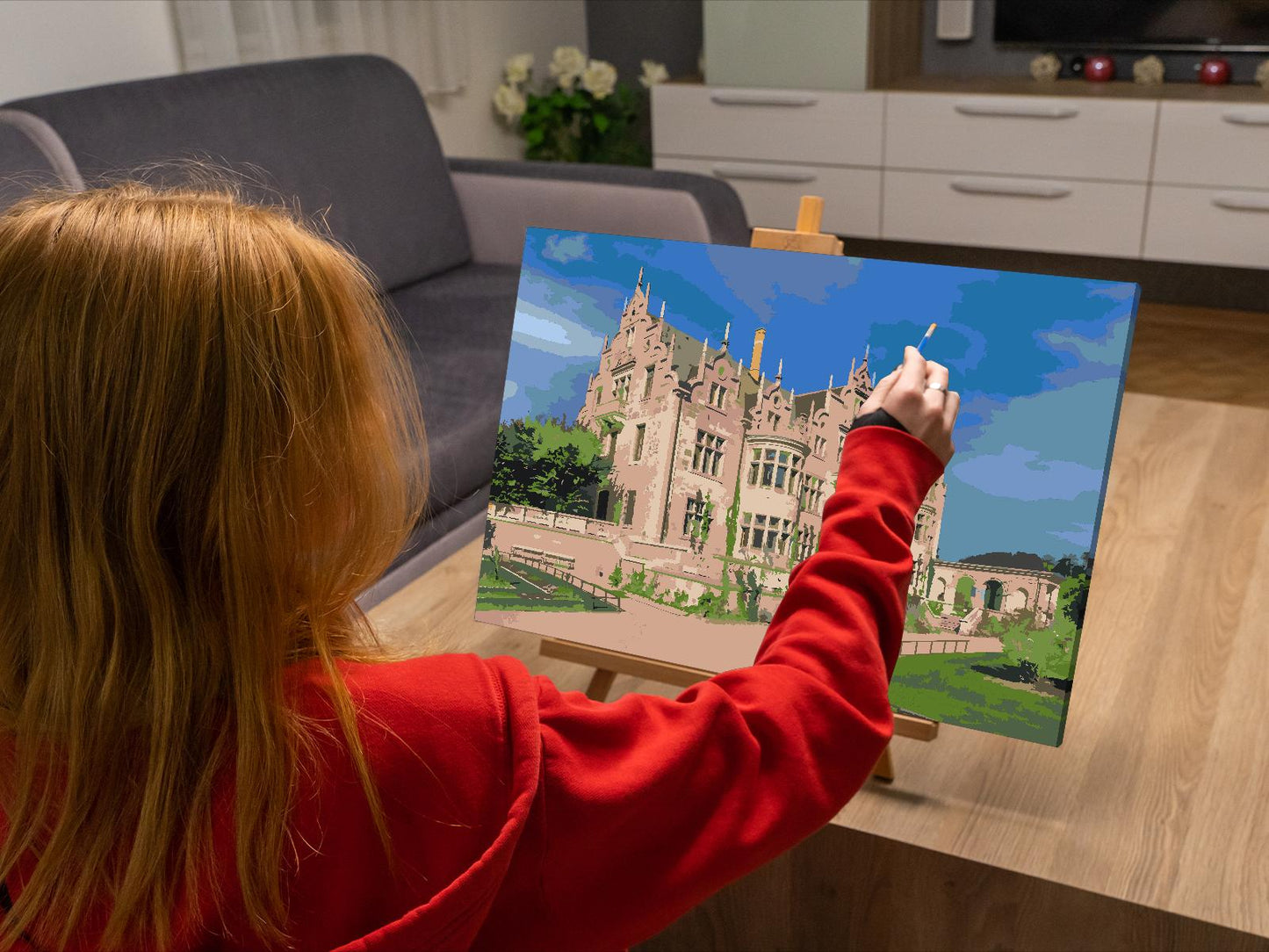 Paint by number - Altenstein Slot – Tyskland