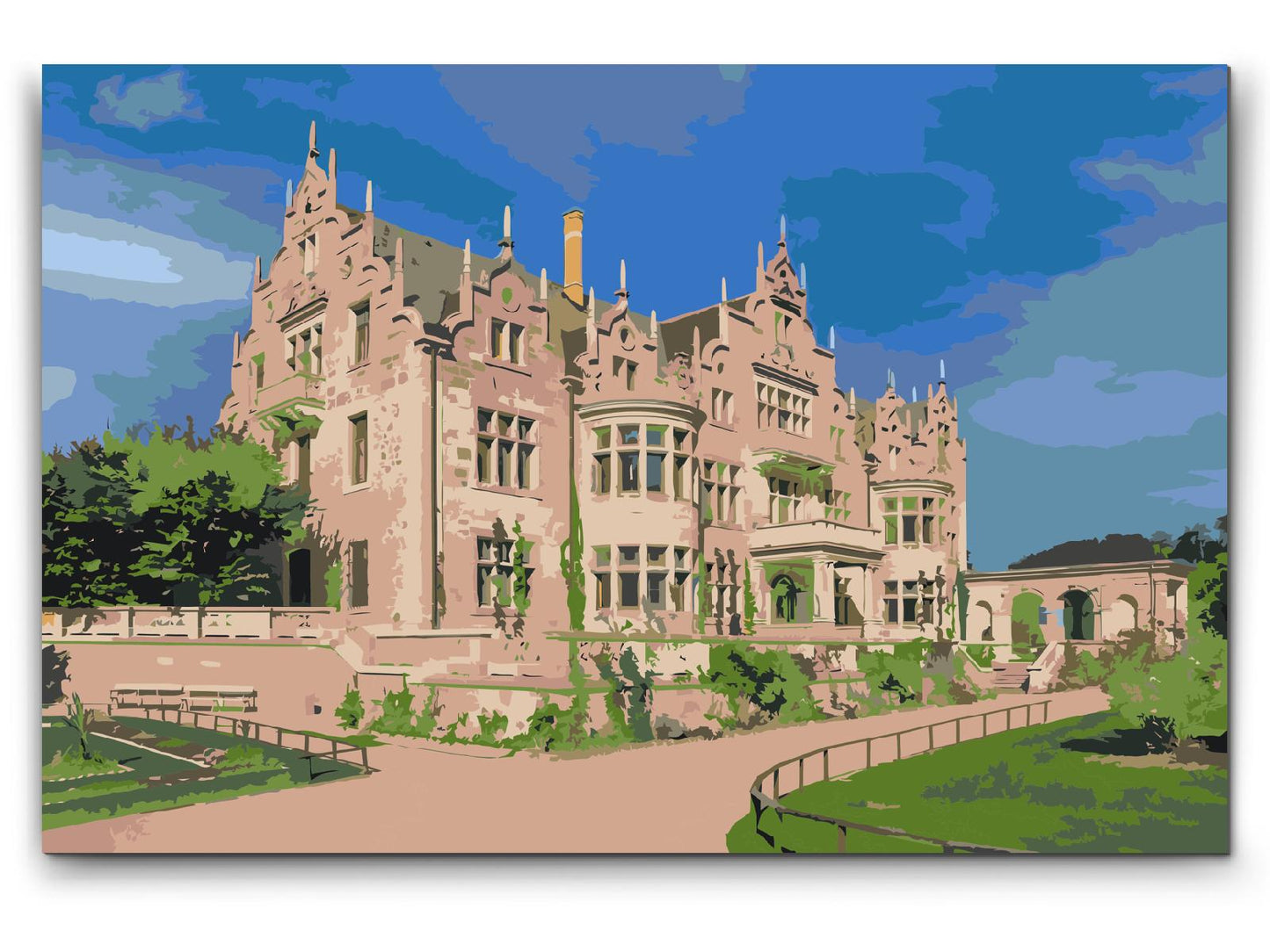 Paint by number - Altenstein Slot – Tyskland