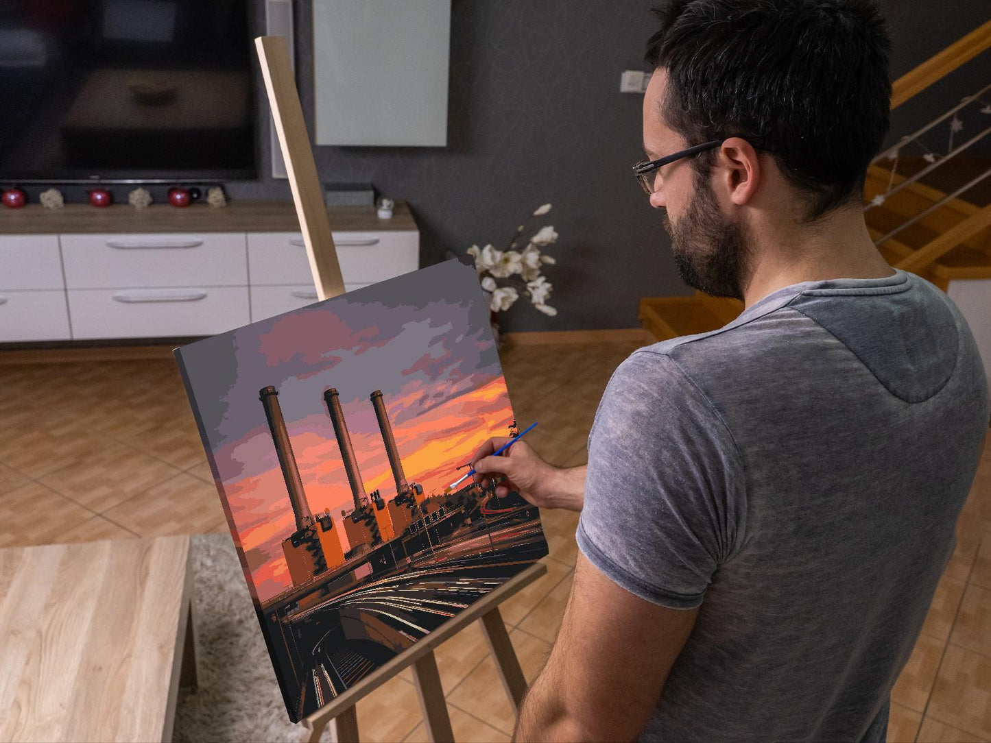 Paint by number - Wilmersdorf Kraftværk, Berlin – Tyskland