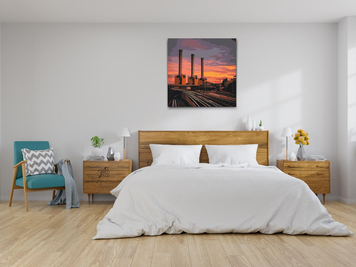 Paint by number - Wilmersdorf Kraftværk, Berlin – Tyskland