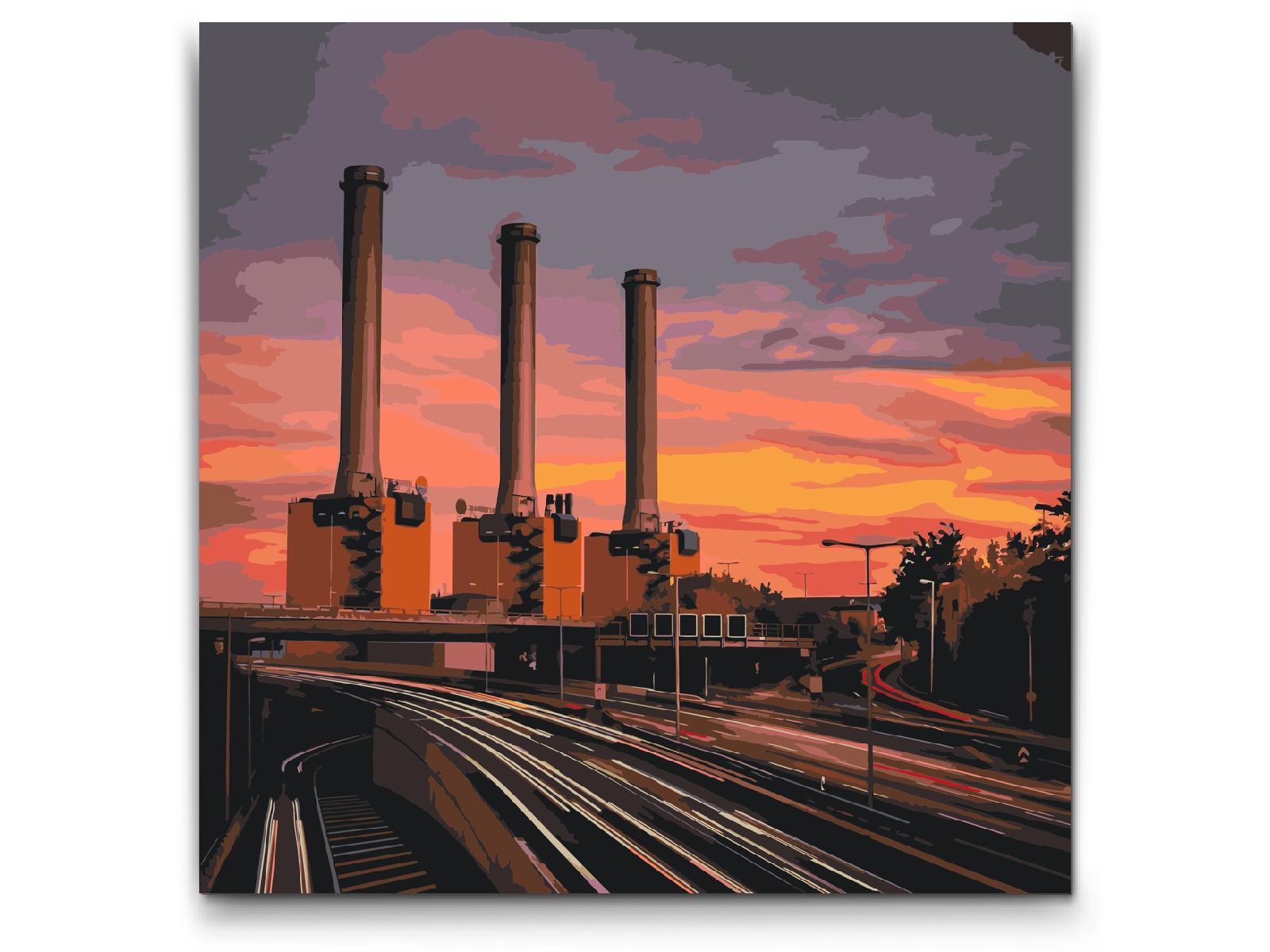 Paint by number - Wilmersdorf Kraftværk, Berlin – Tyskland