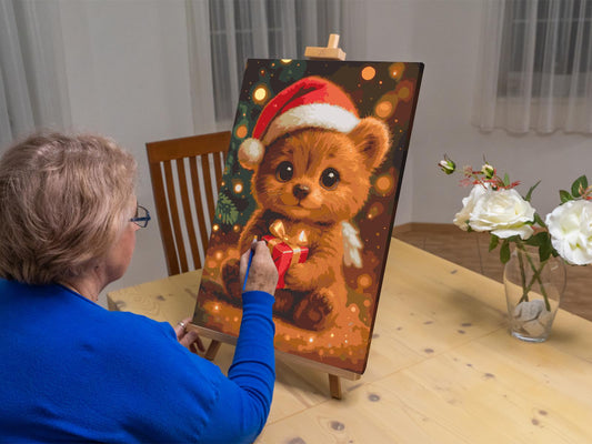 Paint by number - Julebamse