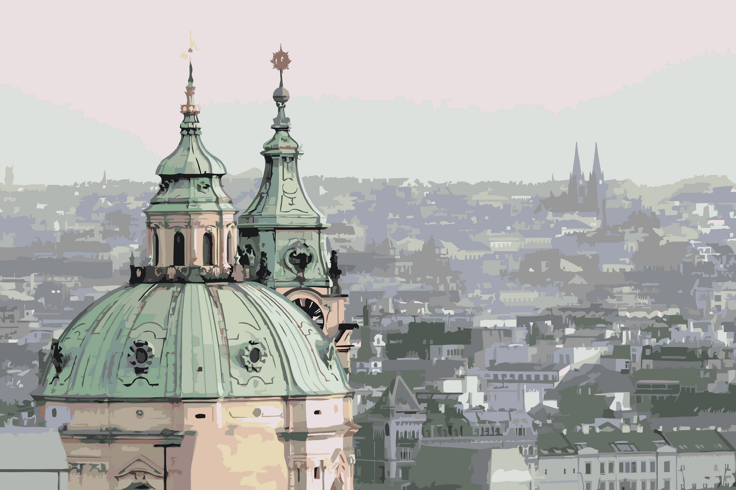 Paint by number - Prague View