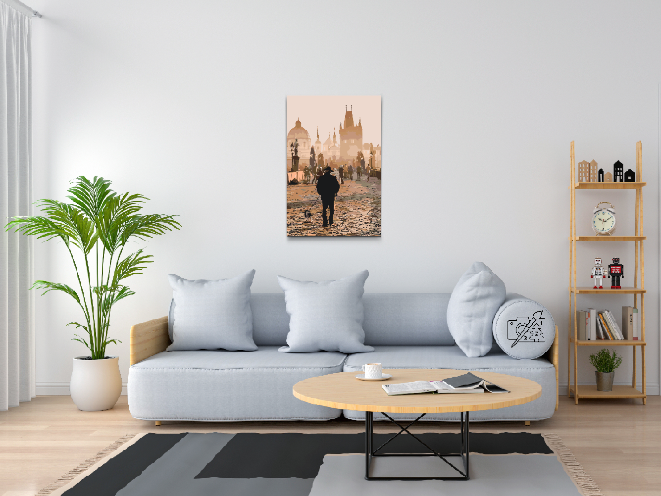 Paint by number - Prag - Karlsbroen