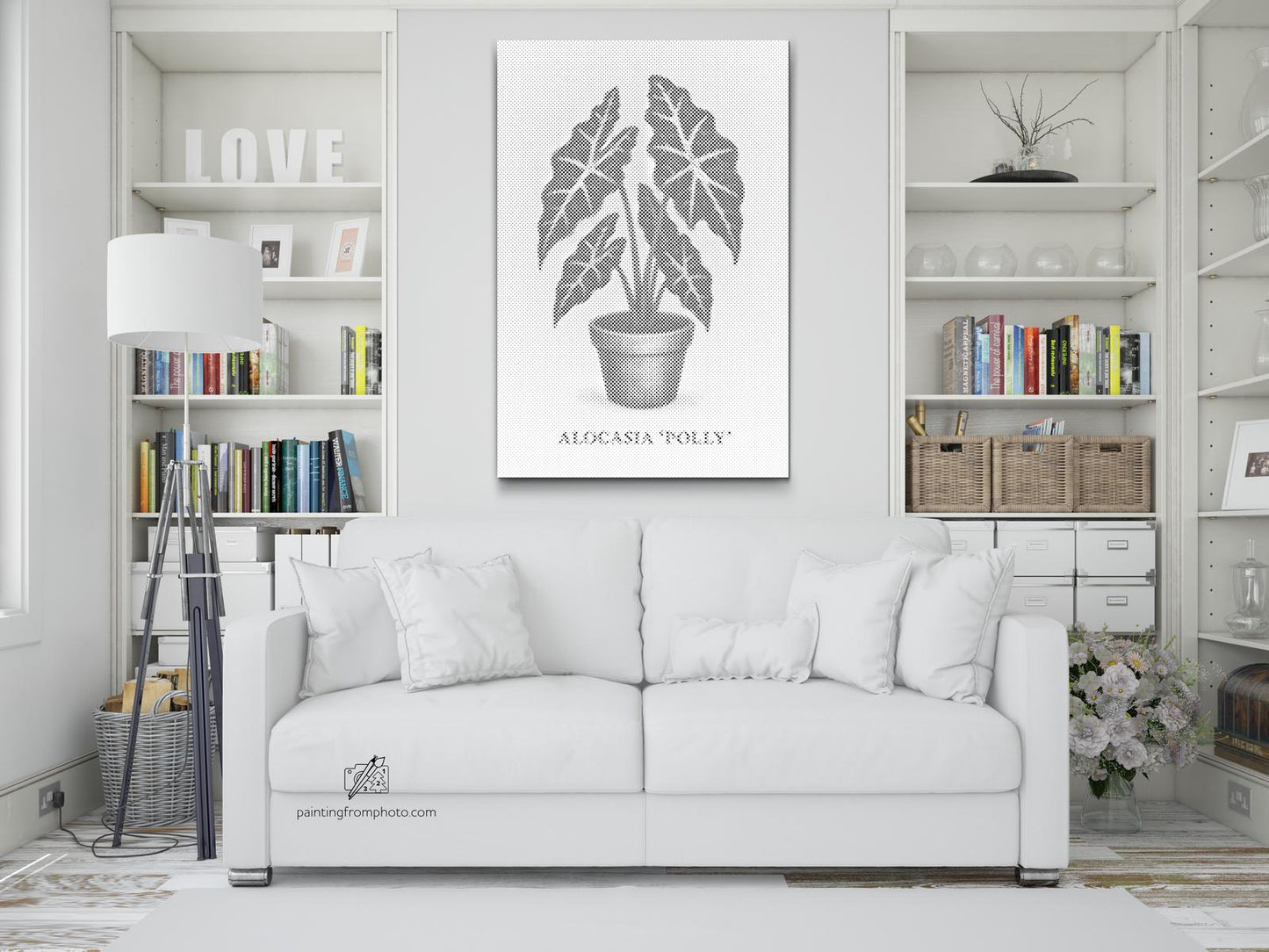 Dotting - Alocasia Polly