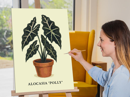 Paint by number - Alocasia Polly