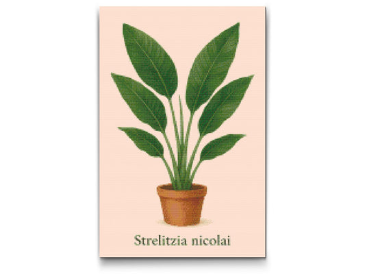 Diamond Paint - Kæmpe Strelitzia