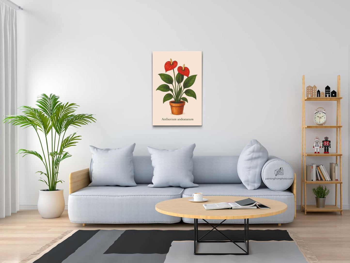 Diamond Paint - Andres anthurium / Flamingoblomst