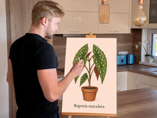 Diamond Paint - Polka Dot Begonia