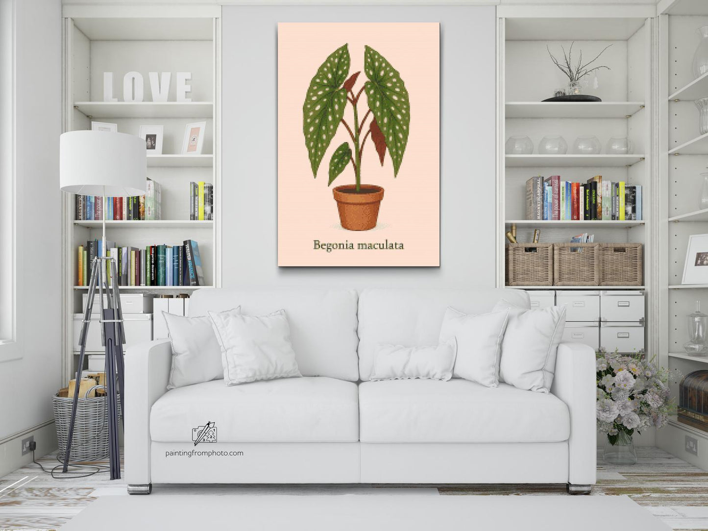 Diamond Paint - Polka Dot Begonia