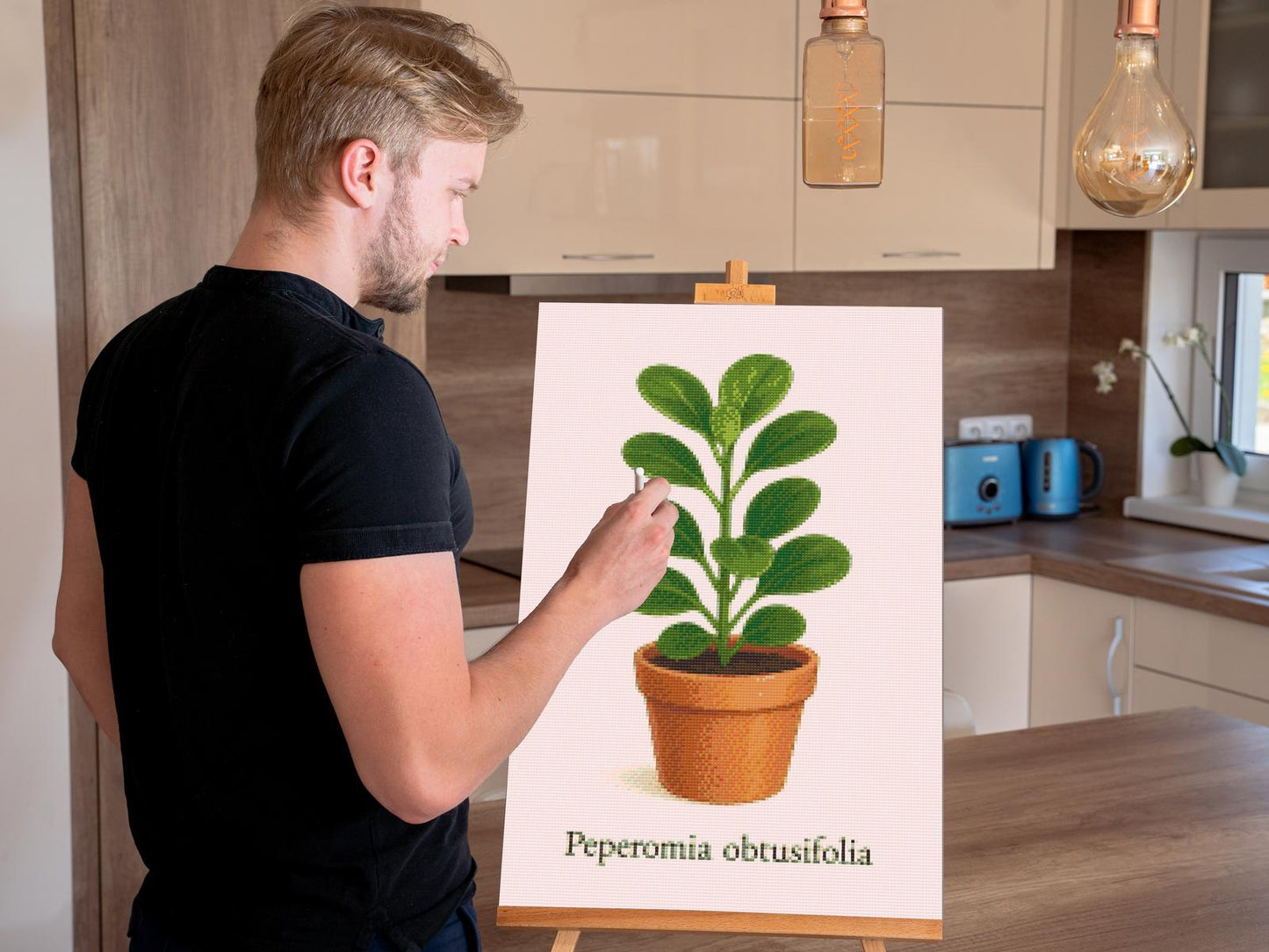 Diamond Paint - Babygummiplante