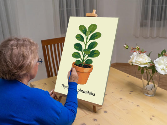 Paint by number - Babygummiplante