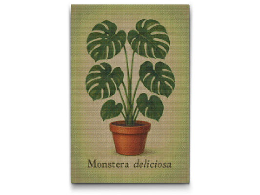 Diamond Paint - Monstera deliciosa