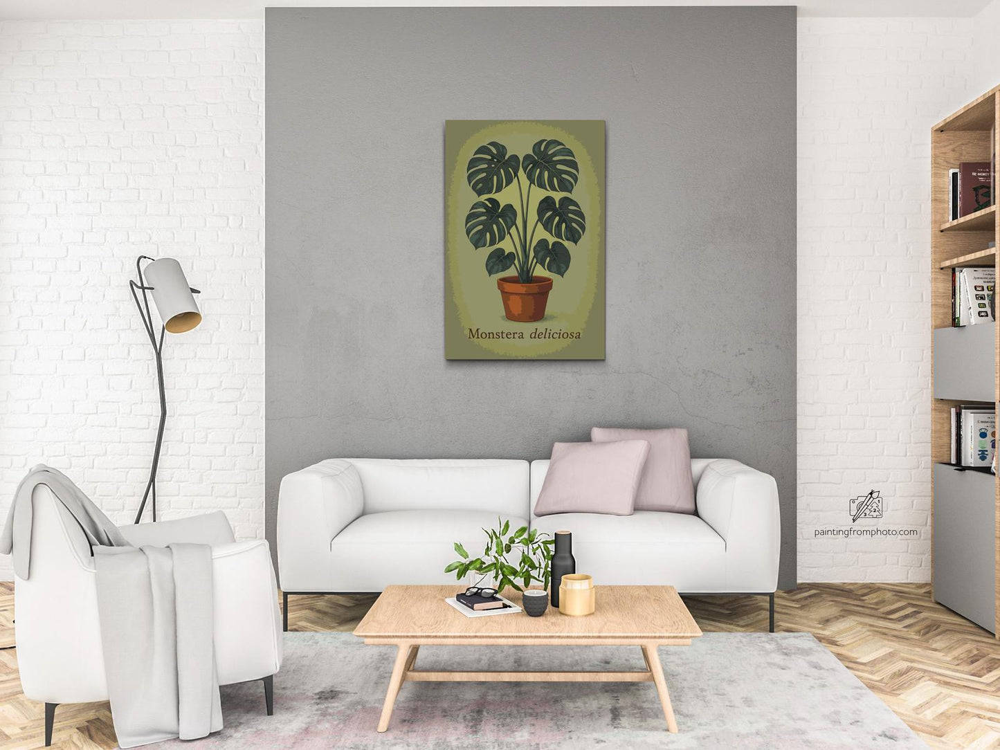 Paint by number - Monstera deliciosa