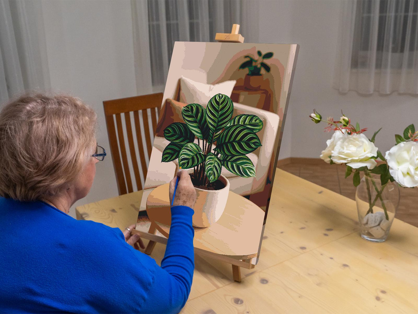 Paint by number - Calathea