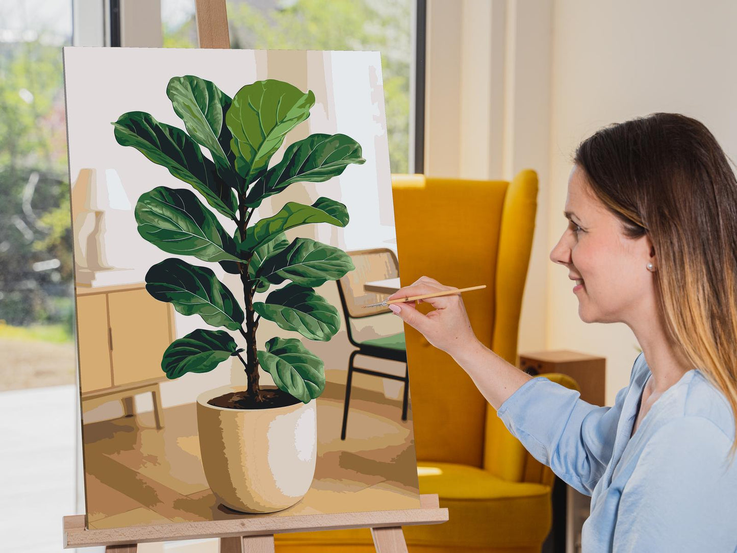 Paint by number - Fiddle Leaf Fig