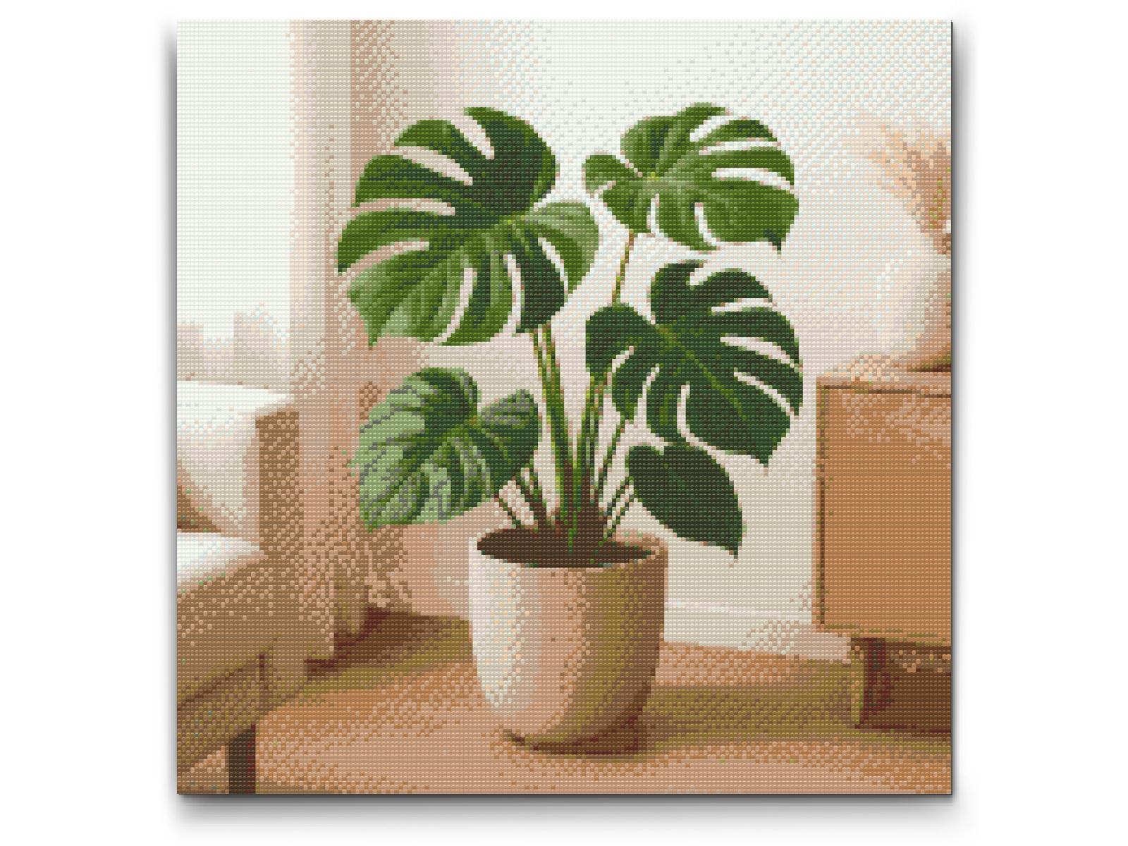 Diamond Paint - Monstera deliciosa