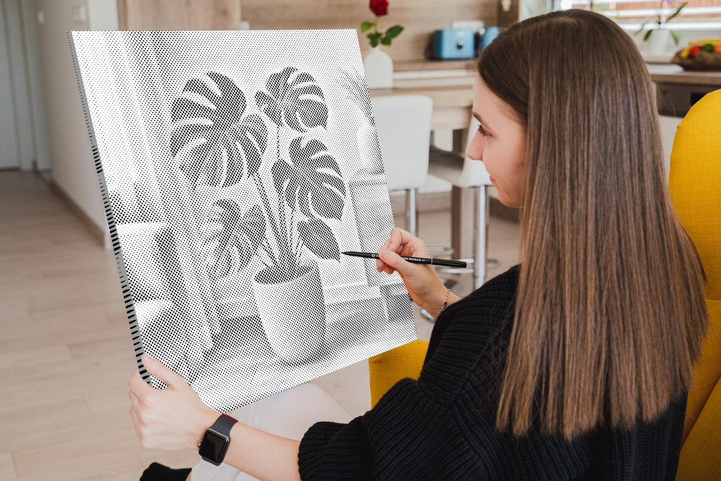 Dotting - Monstera deliciosa