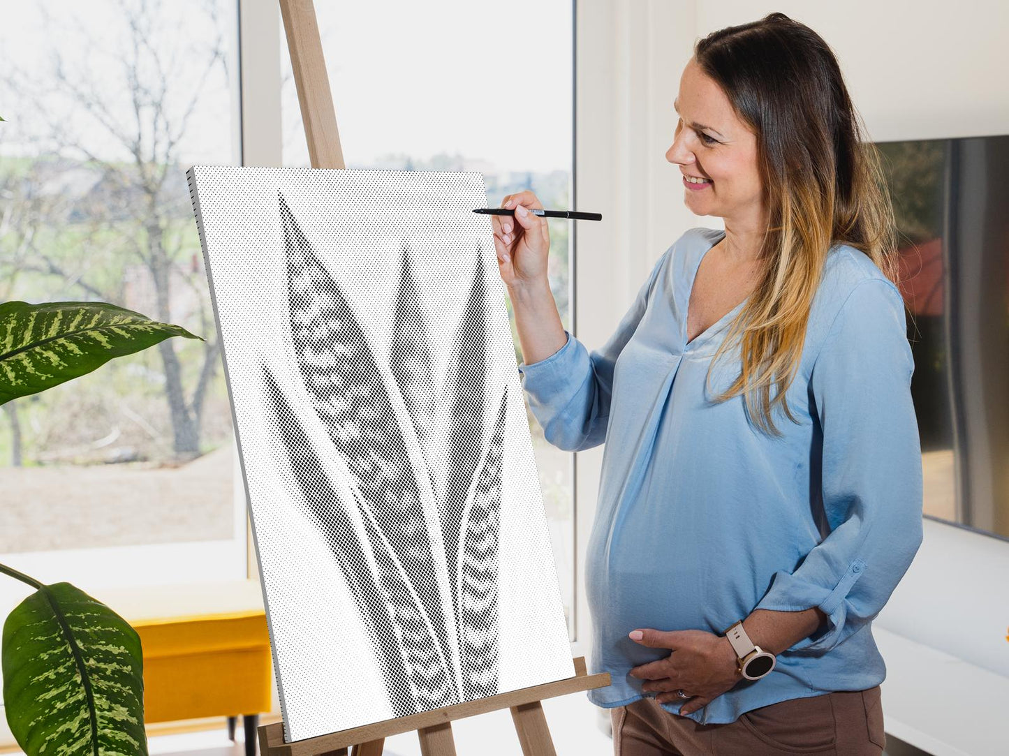 Dotting - Sansevieria (slangeplante)