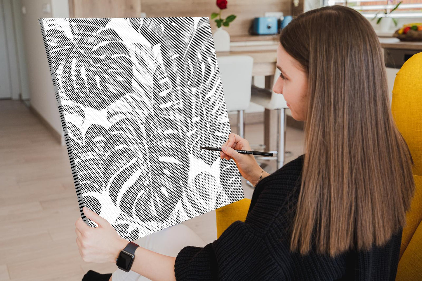 Dotting - Monstera