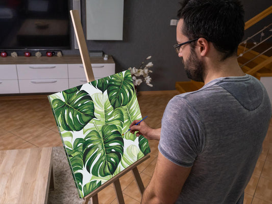 Paint by number - Monstera
