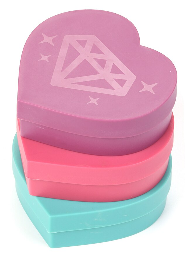 Hobby Tilbehør - Hjerter (1 sæt = 6 bakker)