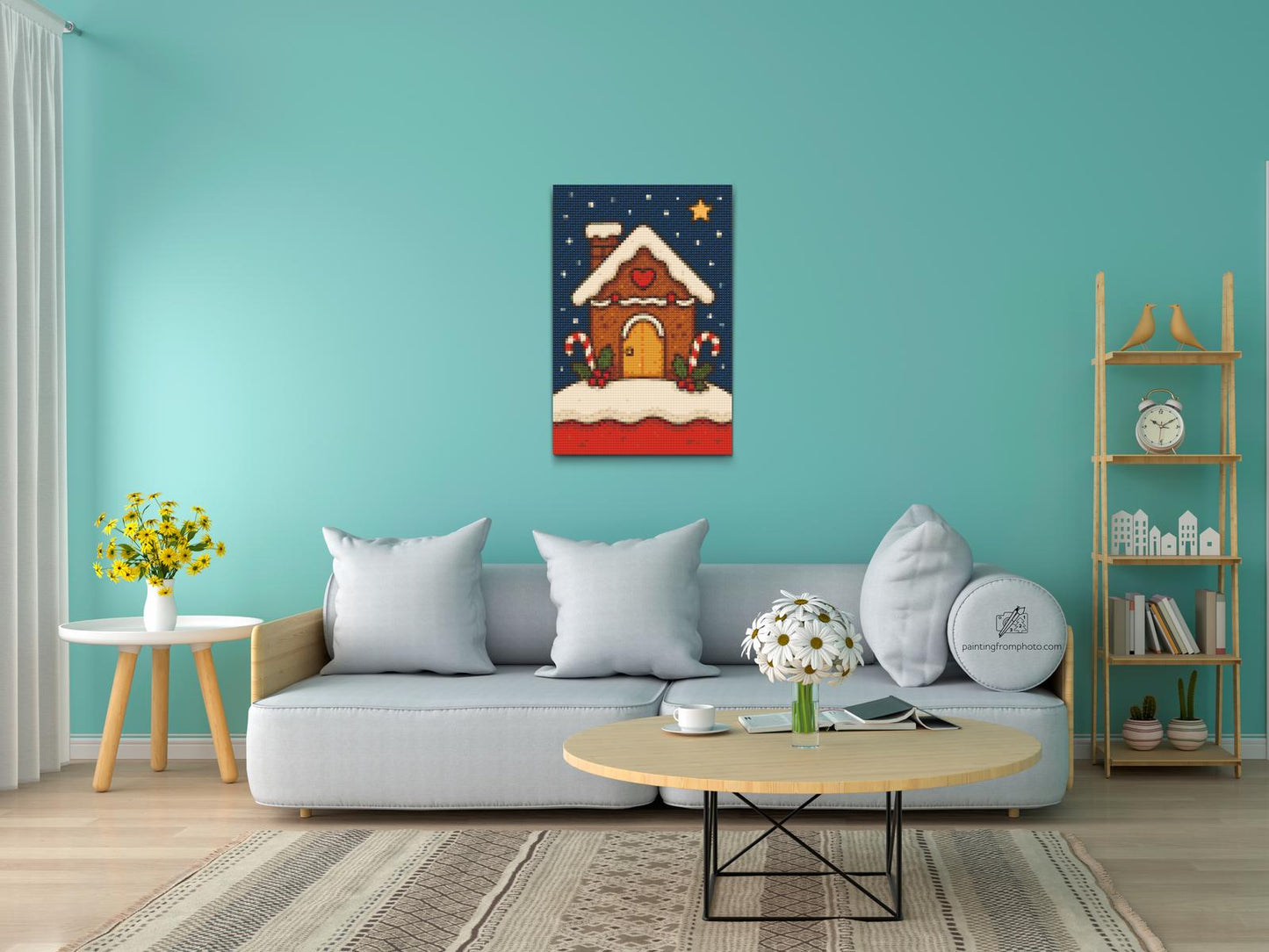 Diamond Paint - Jule-peberkagehus