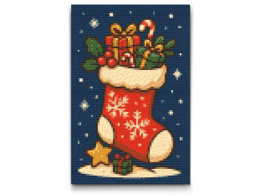 Diamond Paint - Julestrømpe