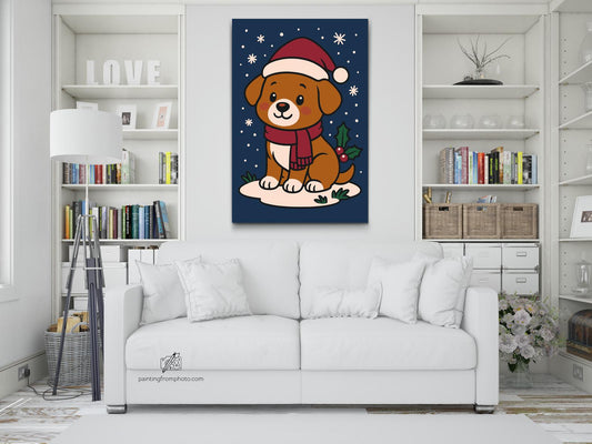 Paint by number - Julehvalp