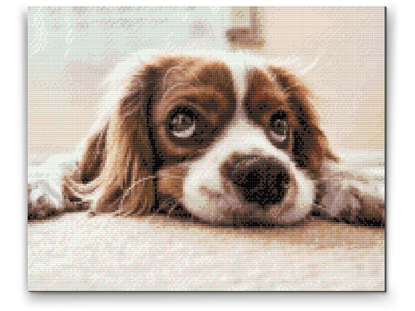 Diamond Paint - Triste hund