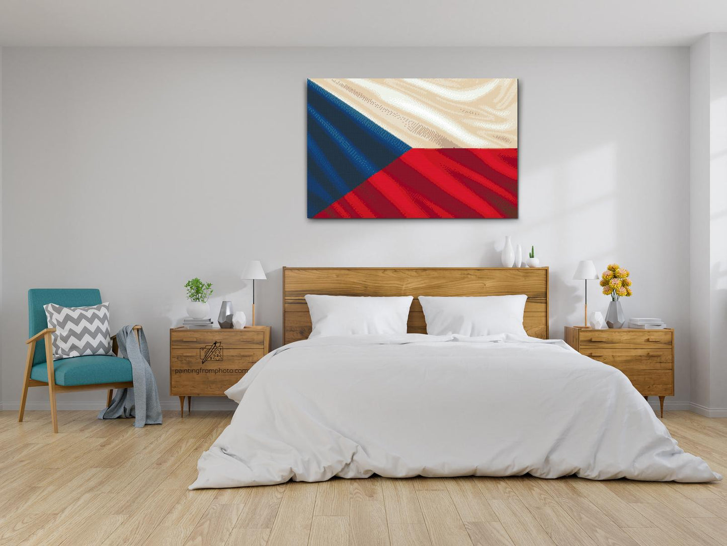 Diamond Paint - Tjekkisk flag