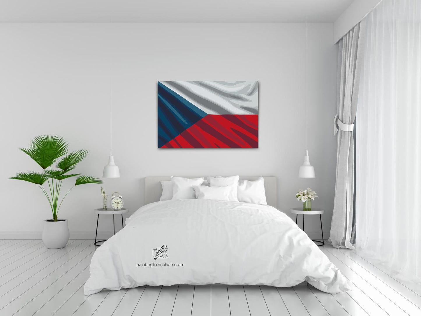 Paint by number - Tjekkisk flag