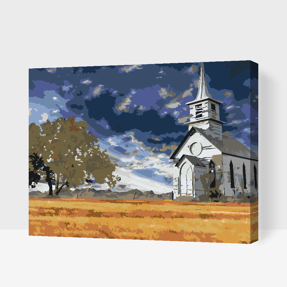 Paint by number - Forladt kirke