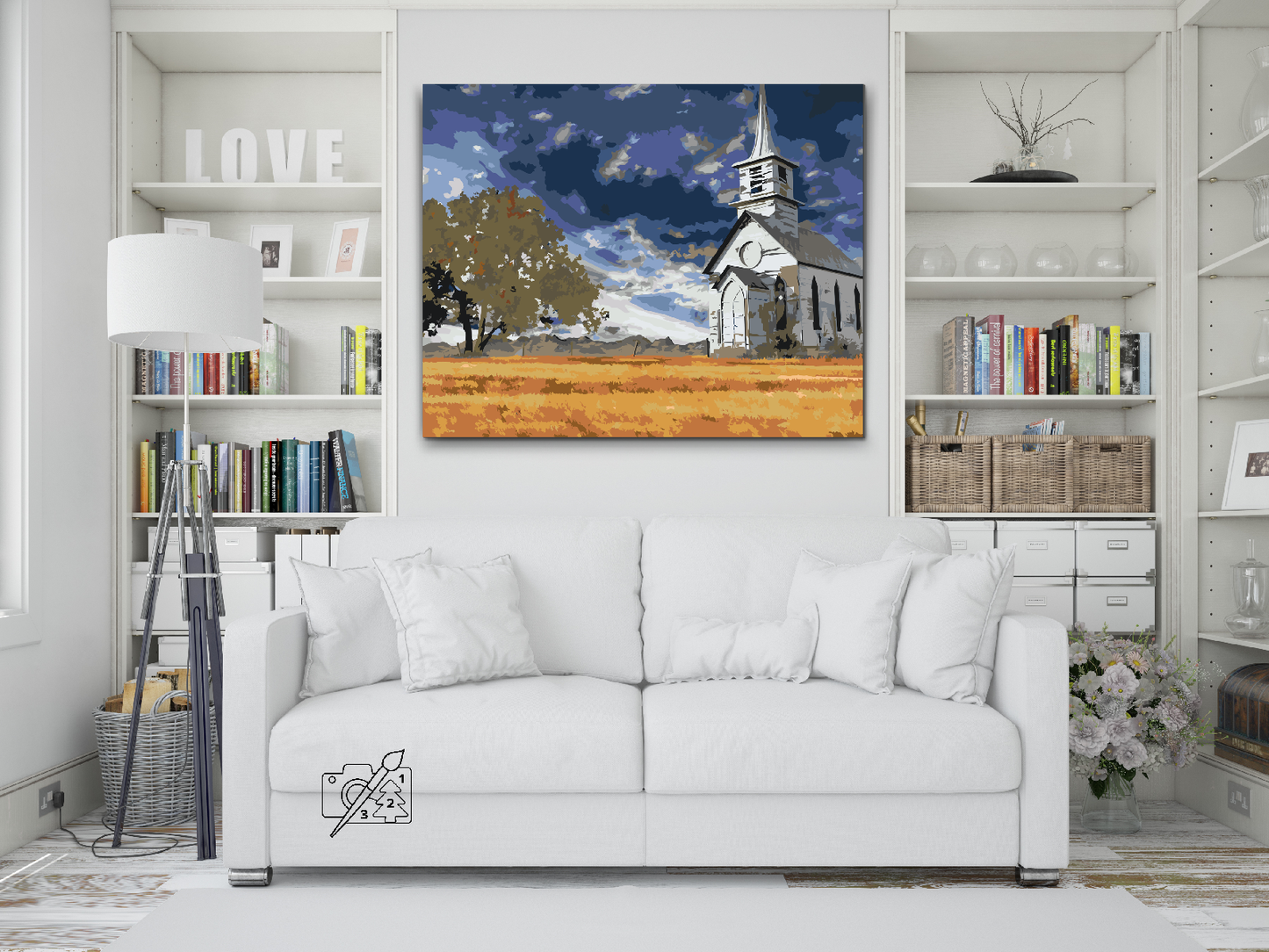 Paint by number - Forladt kirke