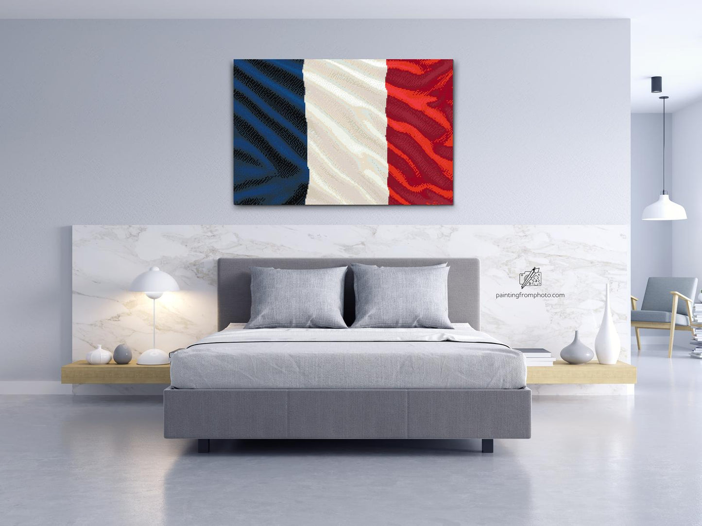 Diamond Paint - Fransk flag