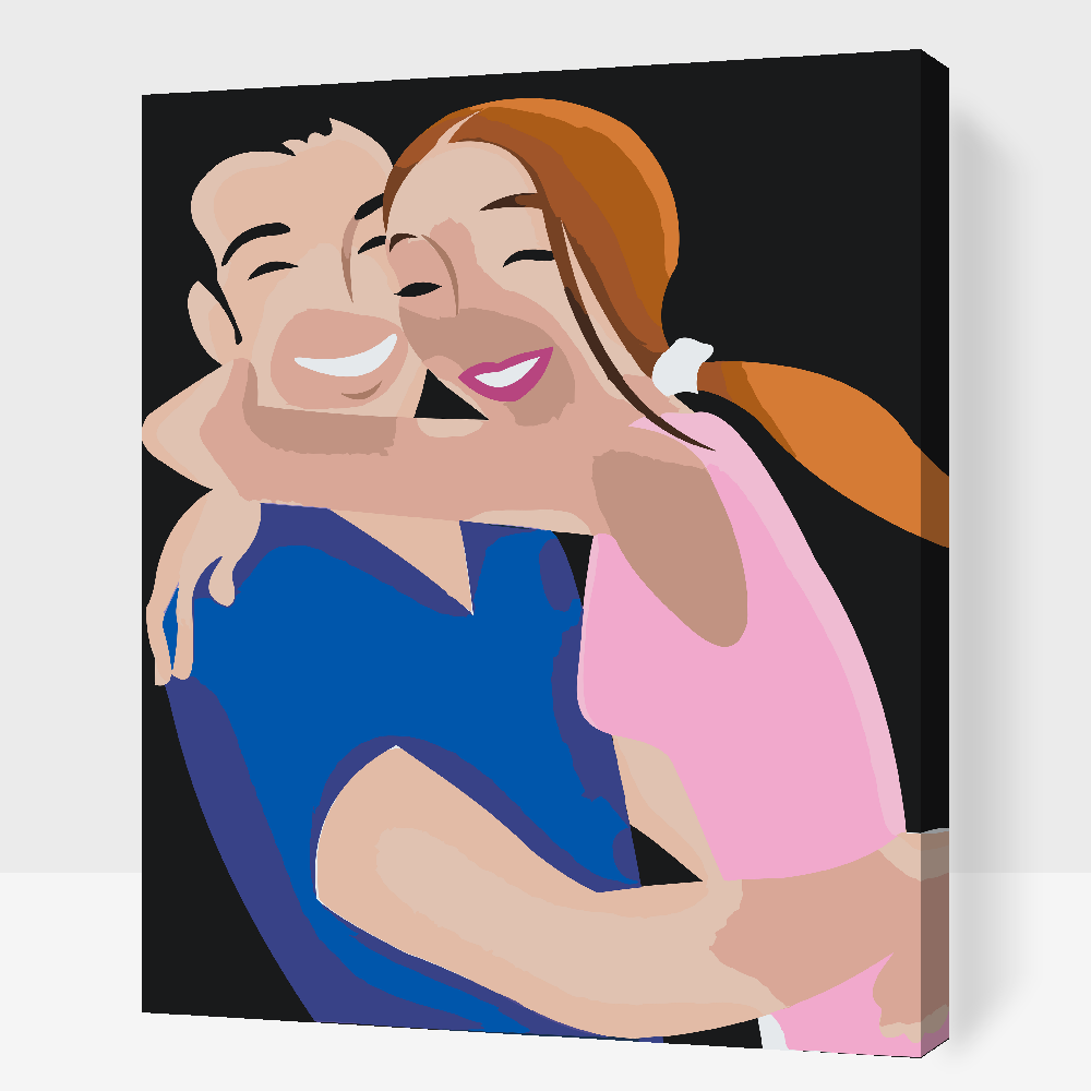 Paint by number - Lykkeligt par