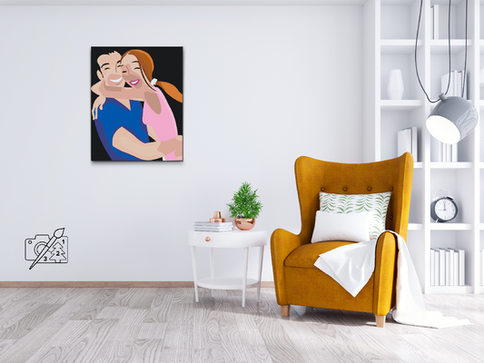 Paint by number - Lykkeligt par