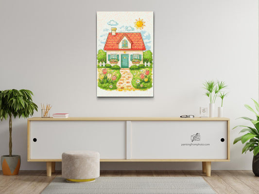 Diamond Paint - Spring House