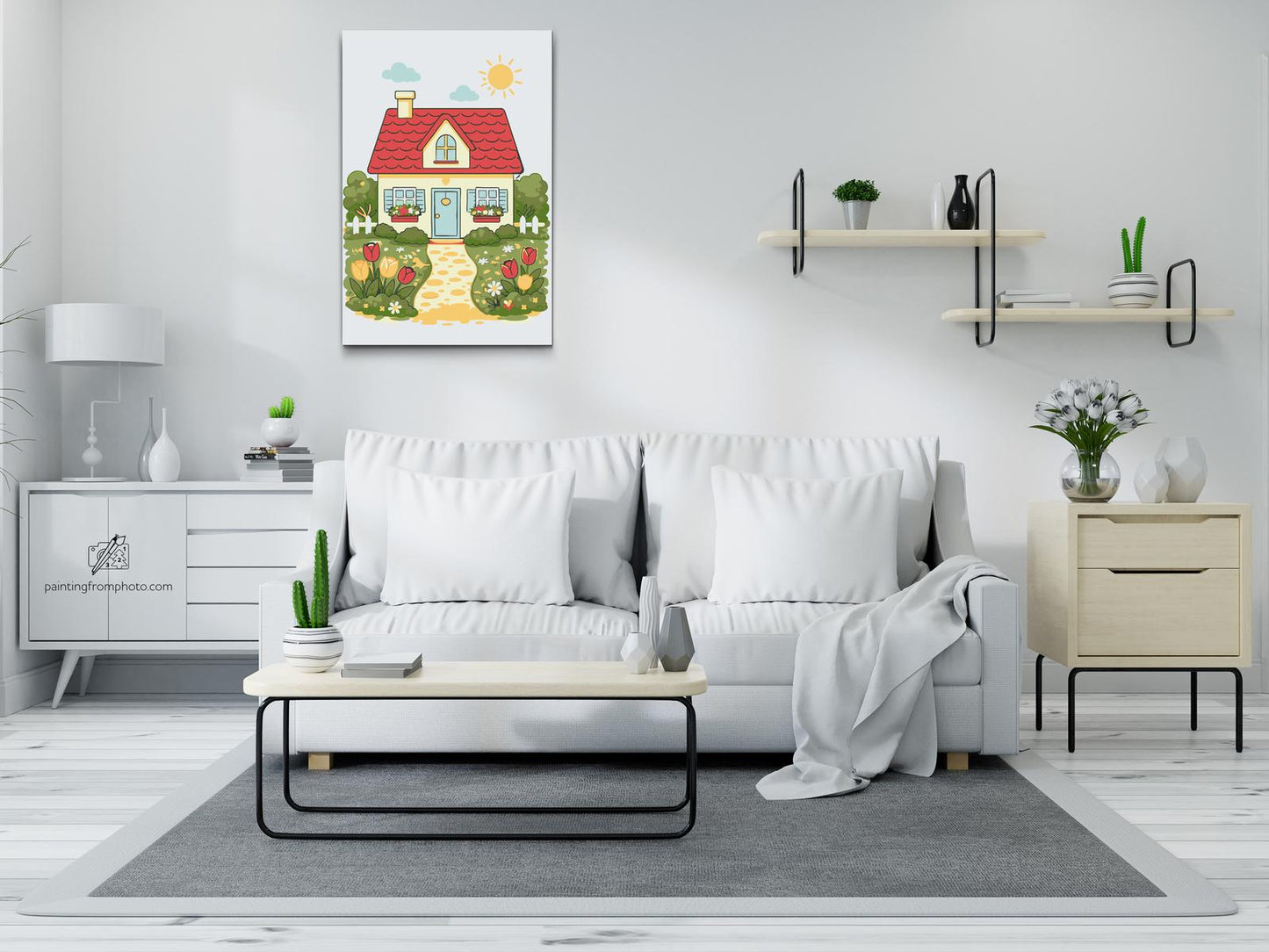 Paint by number - Spring House