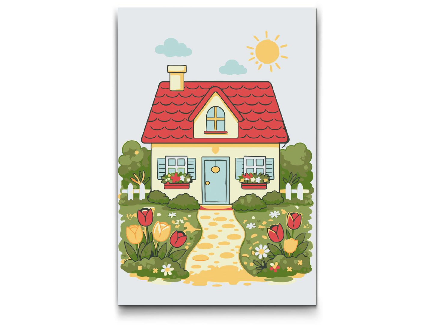 Paint by number - Spring House