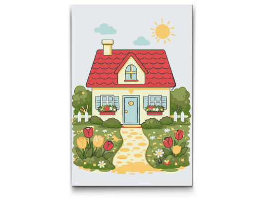 Paint by number - Spring House
