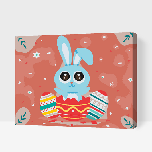 Paint by number - Påskeharen