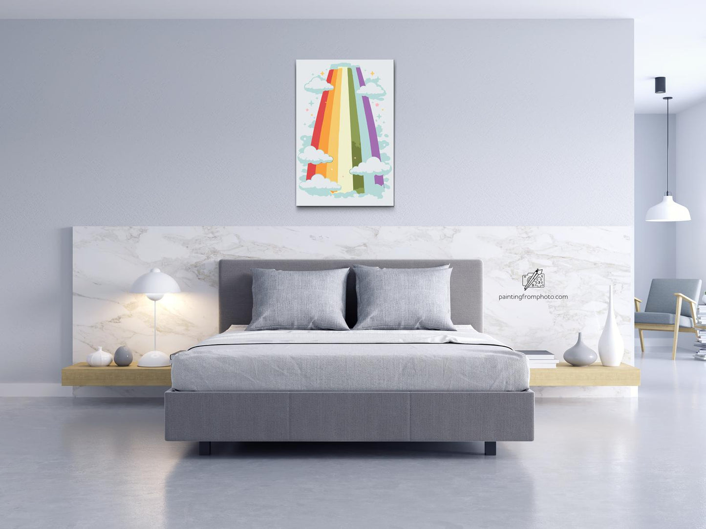 Paint by number - Regnbuestribe
