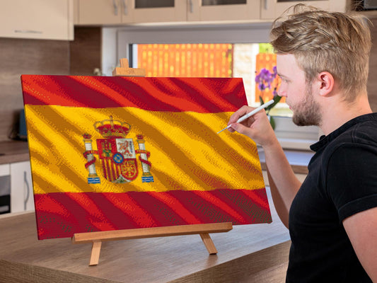 Diamond Paint - Spansk flag